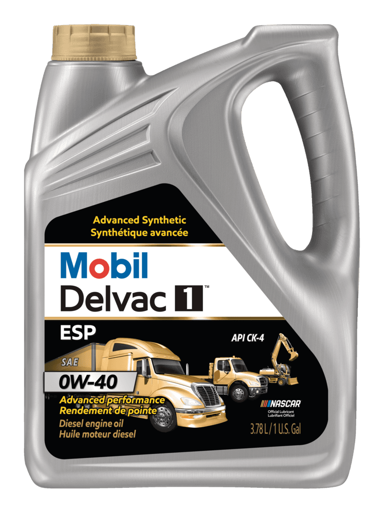 Mobil Delvac™ 1™ ESP Emission System Protection CK-4 0W40 Synthetic Diesel Engine/Motor Oil, 3.78-L