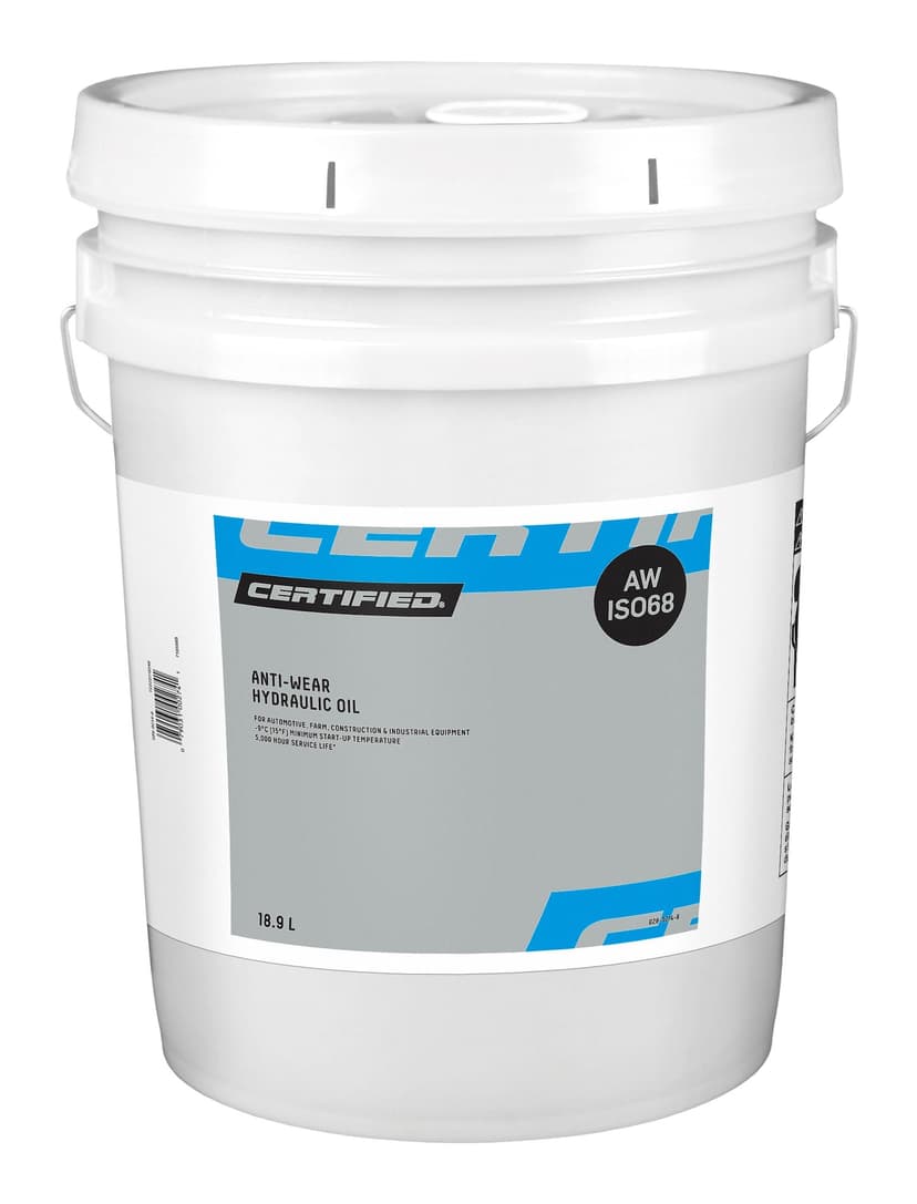 Certified AW68 Anti-Wear Hydraulic Oil, 18.9-L