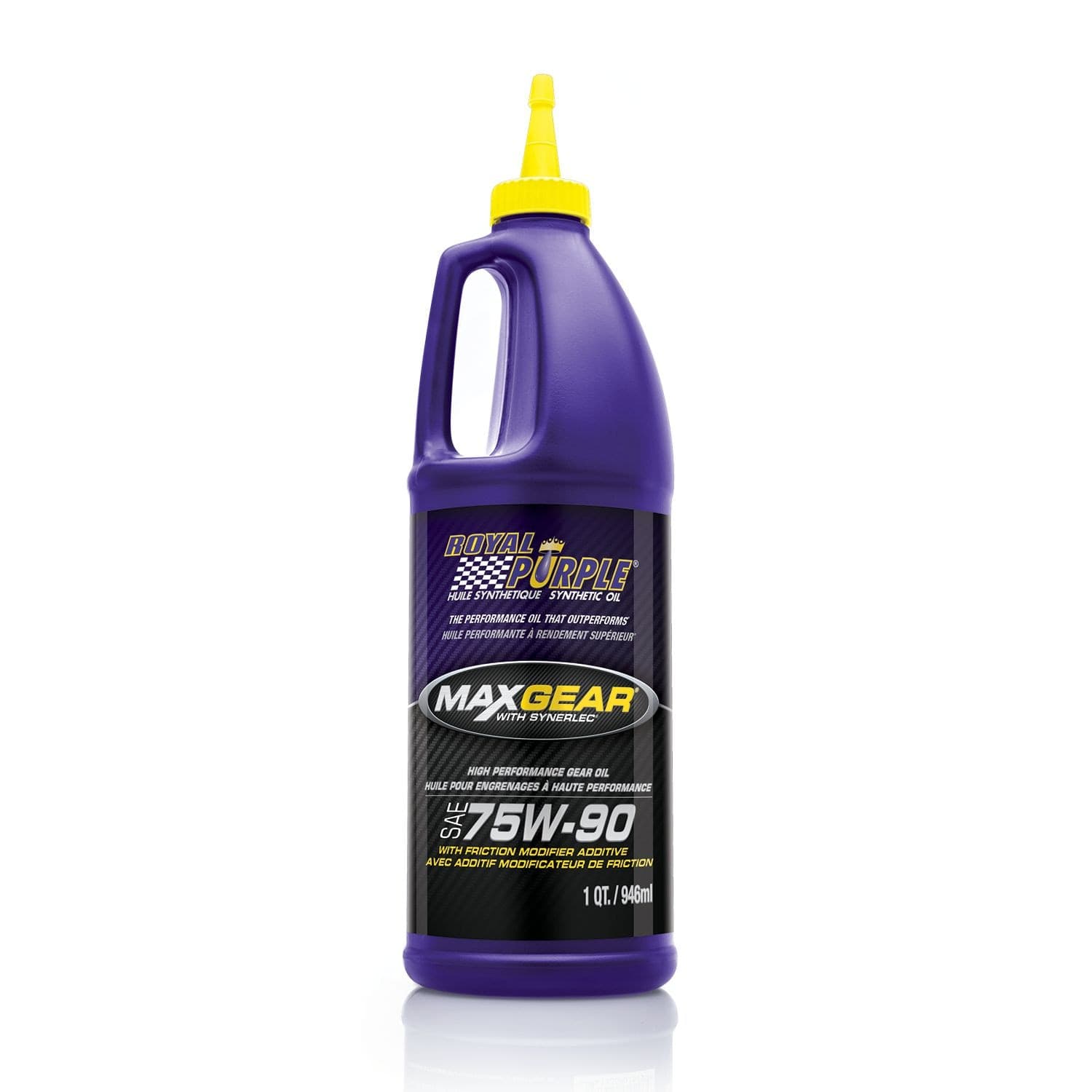 Royal Purple High Performance Synthetic 75W90 Gear Oil, 946-mL