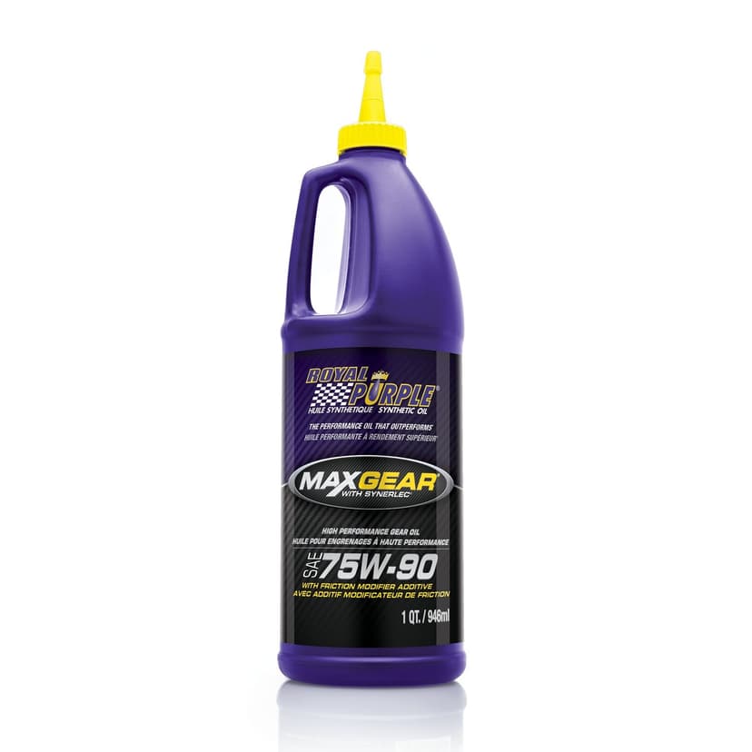 Royal Purple High Performance Synthetic 75W90 Gear Oil, 946-mL