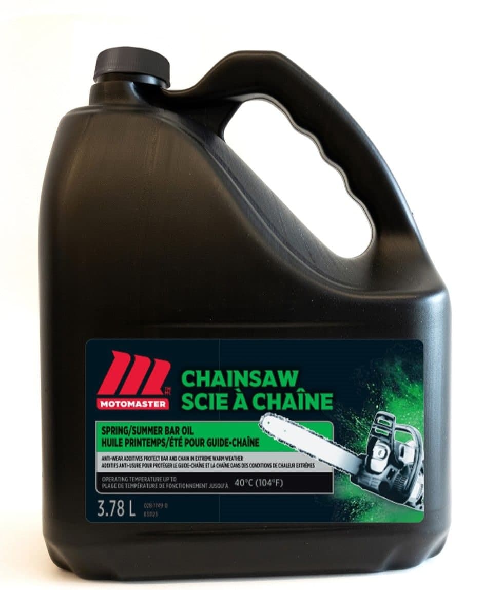 MotoMaster Spring/Summer Chainsaw Bar Oil, 4-L
