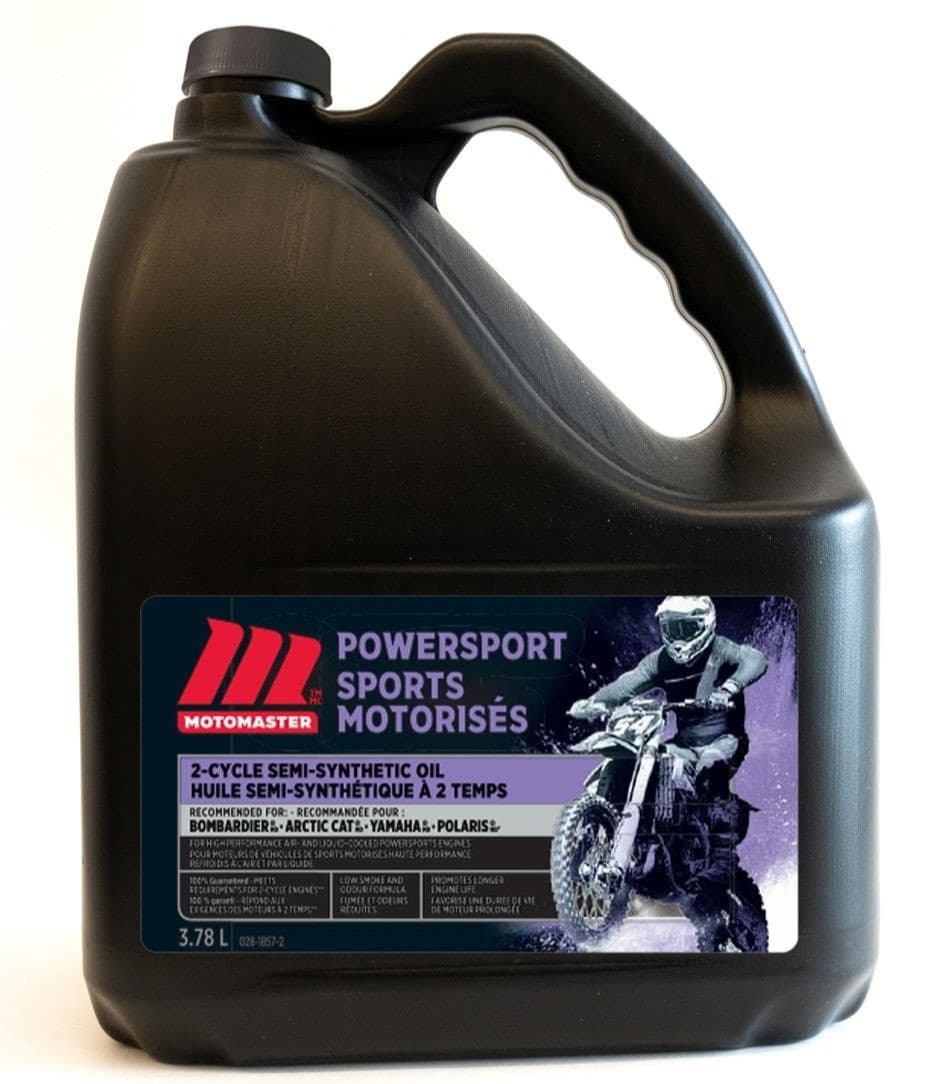 MotoMaster 2-Stroke Semi-Synthetic Powersports Oil, 4-L