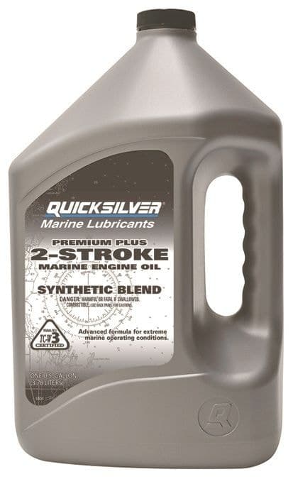 Quicksilver 2-Stroke Premium Plus Marine Outboard Engine Oil, 4-L