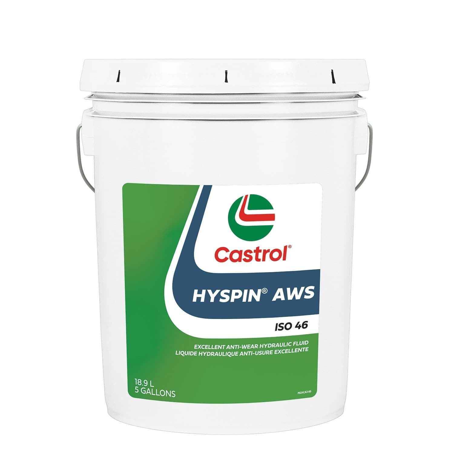 Castrol Hyspin® AW46 AWS Hydraulic Oil, Pail, 18.9-L