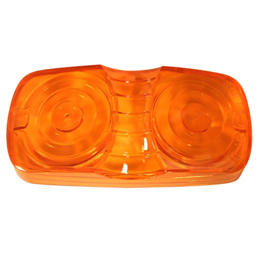 Optronics Rectangular Amber Replacement Lens for Clearance Markers, 4 x 2 x 0.75