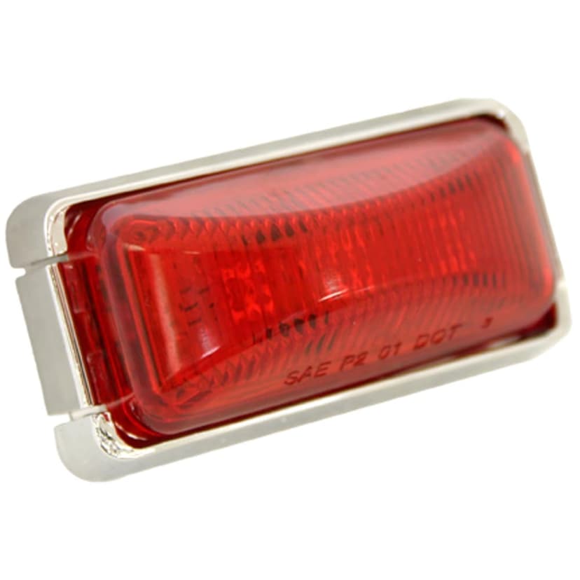 LED Chrome Clearance/Running Board Light, Red