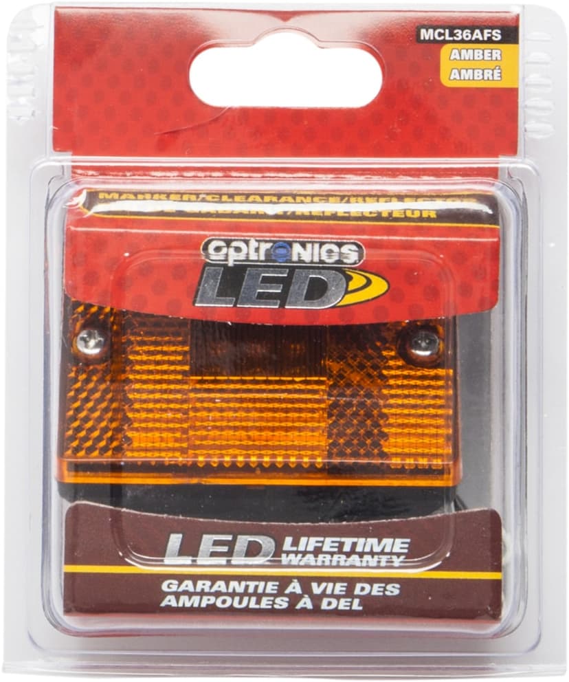 Optronics 4 LED Side Clearance/Marker Light, Amber