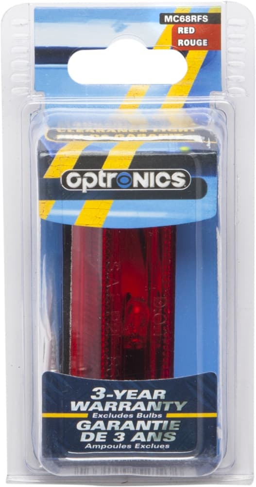 Optronics Automotive Clearance Marker Light, Red