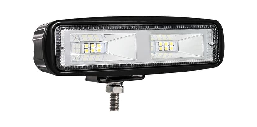 TRUX IP67 Waterproof Rectangular Wide Flood Beam LED Light Pod/Utility Light, 750 Lumens, 6-in