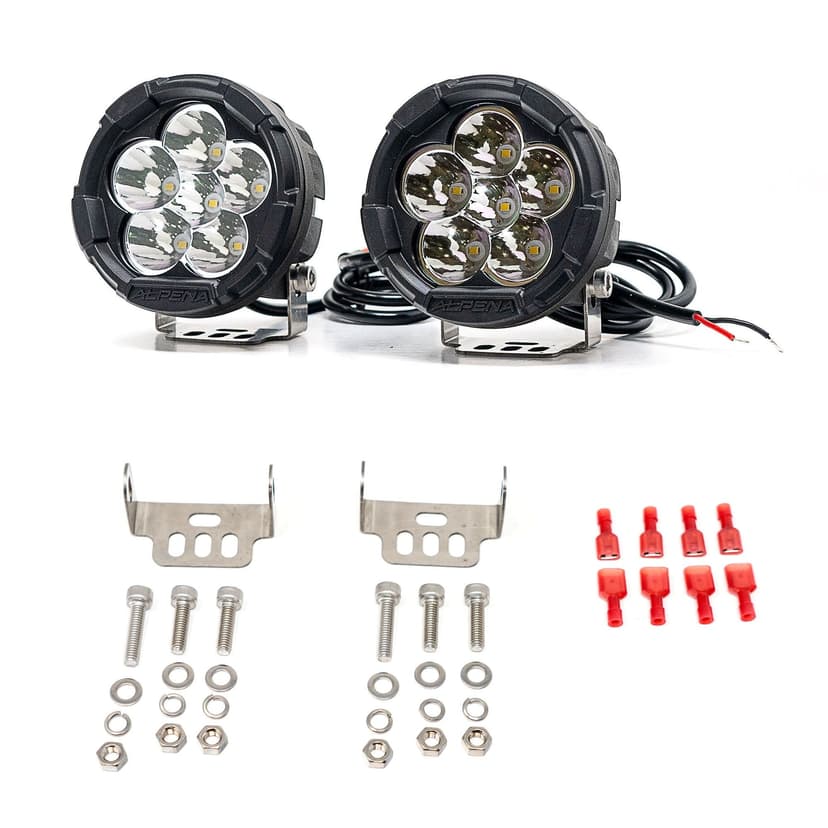 Alpena 77712C LED Spot Light with Harness, 2-pk
