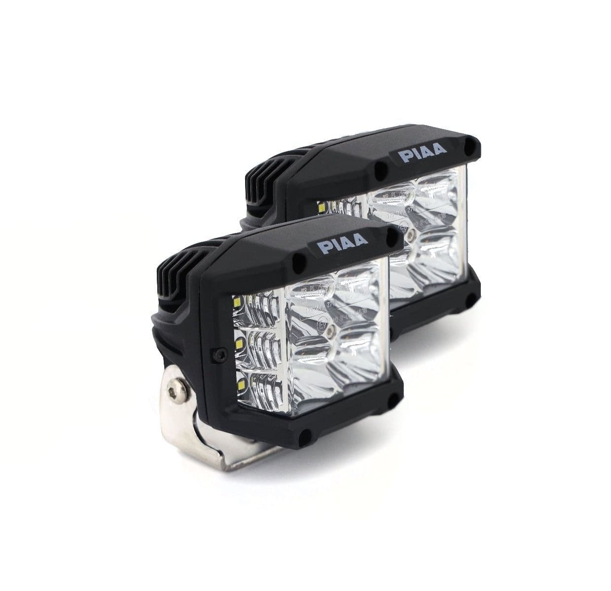PIAA Edge LED Light Pod Kit, 4-in, Waterproof Quad Edge, 6000k White Output