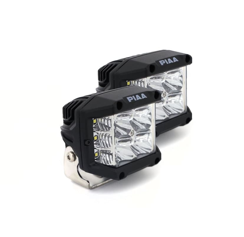PIAA Edge LED Light Pod Kit, 4-in, Waterproof Quad Edge, 6000k White Output
