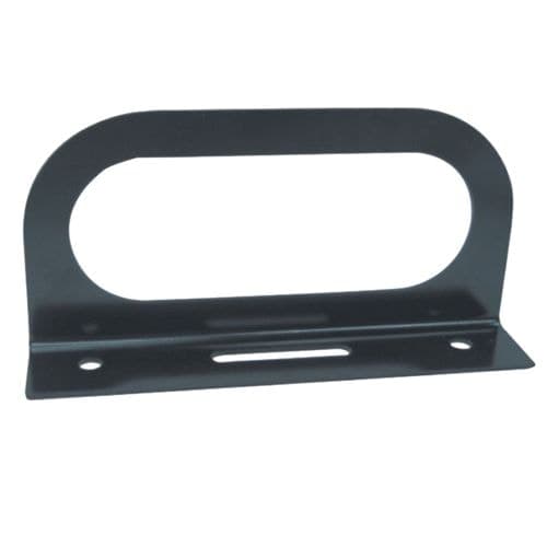 Hopkins Towing Solution Bulk Black Steel Mounting Bracket for Oval Lights, 6-in