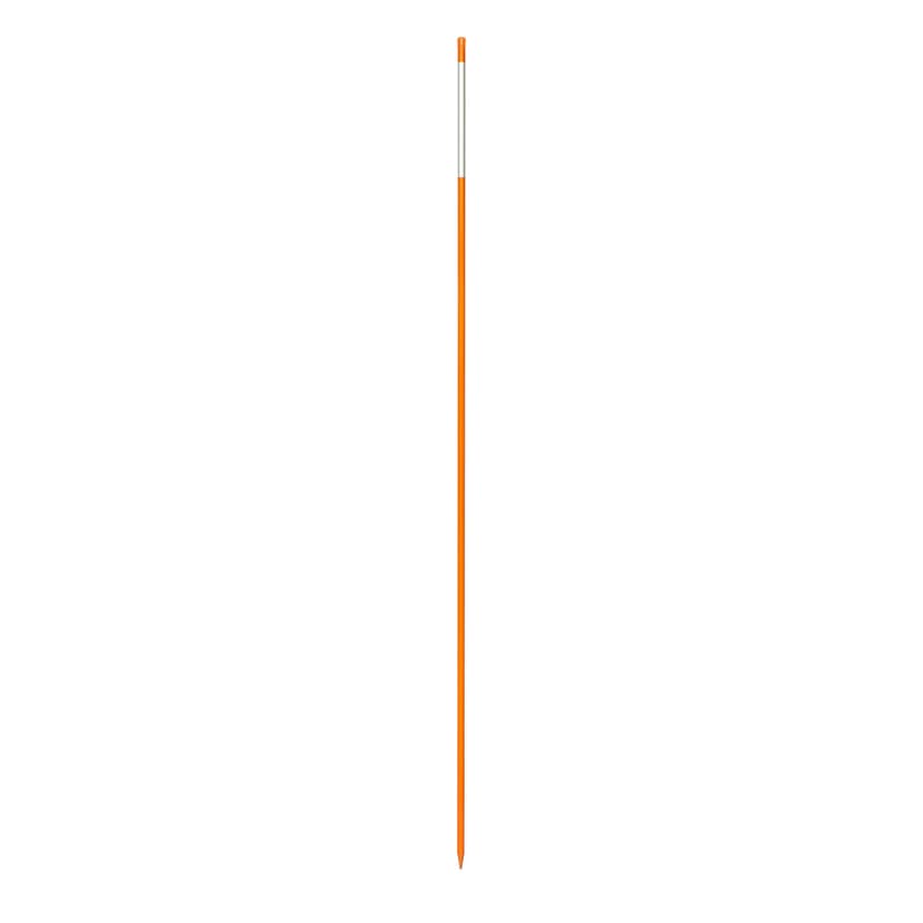 NuVue Fiberglass Reflective Driveway Marker Pole, Orange, 72-in x 5/8-in diameter