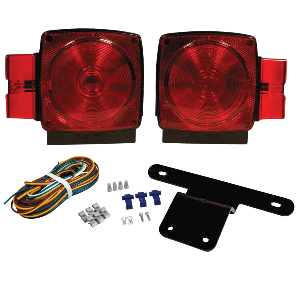Blazer Submersible Trailer Light Kit with Installation Hardware for Width Under 80-in