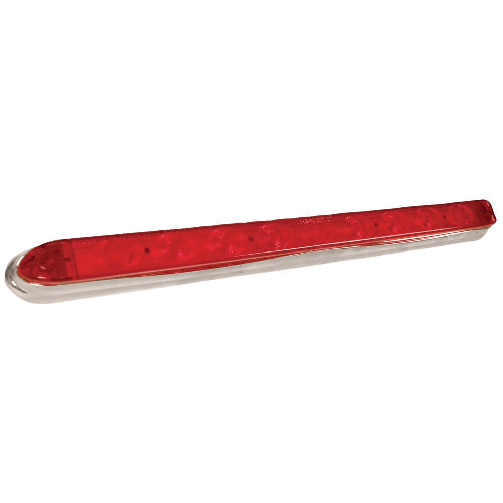Optronics Waterproof LED Stop/Turn/Tail Light with Chrome Bezel