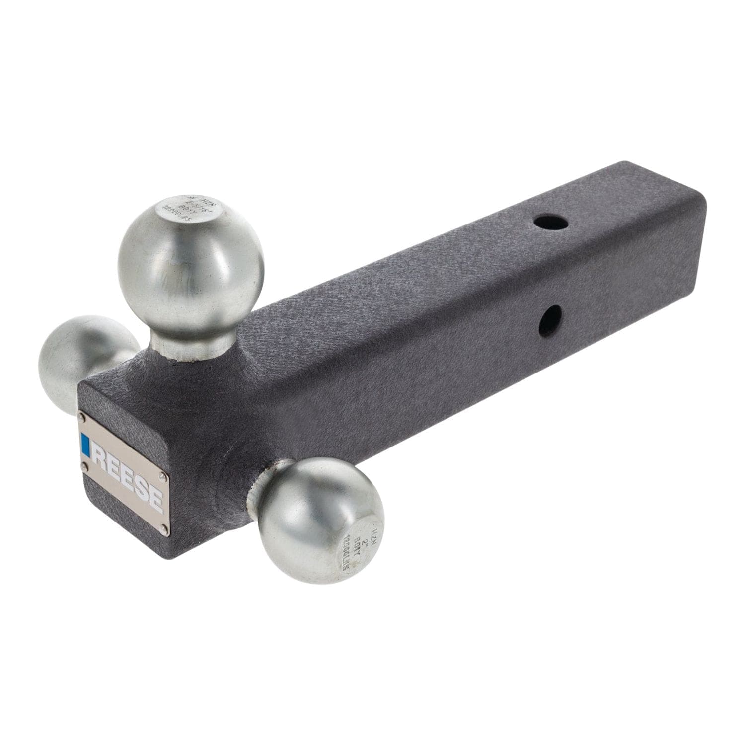 Reese Professional Tri-Ball Mount, Solid Shank, 16,000 lb (7257.5 kg)