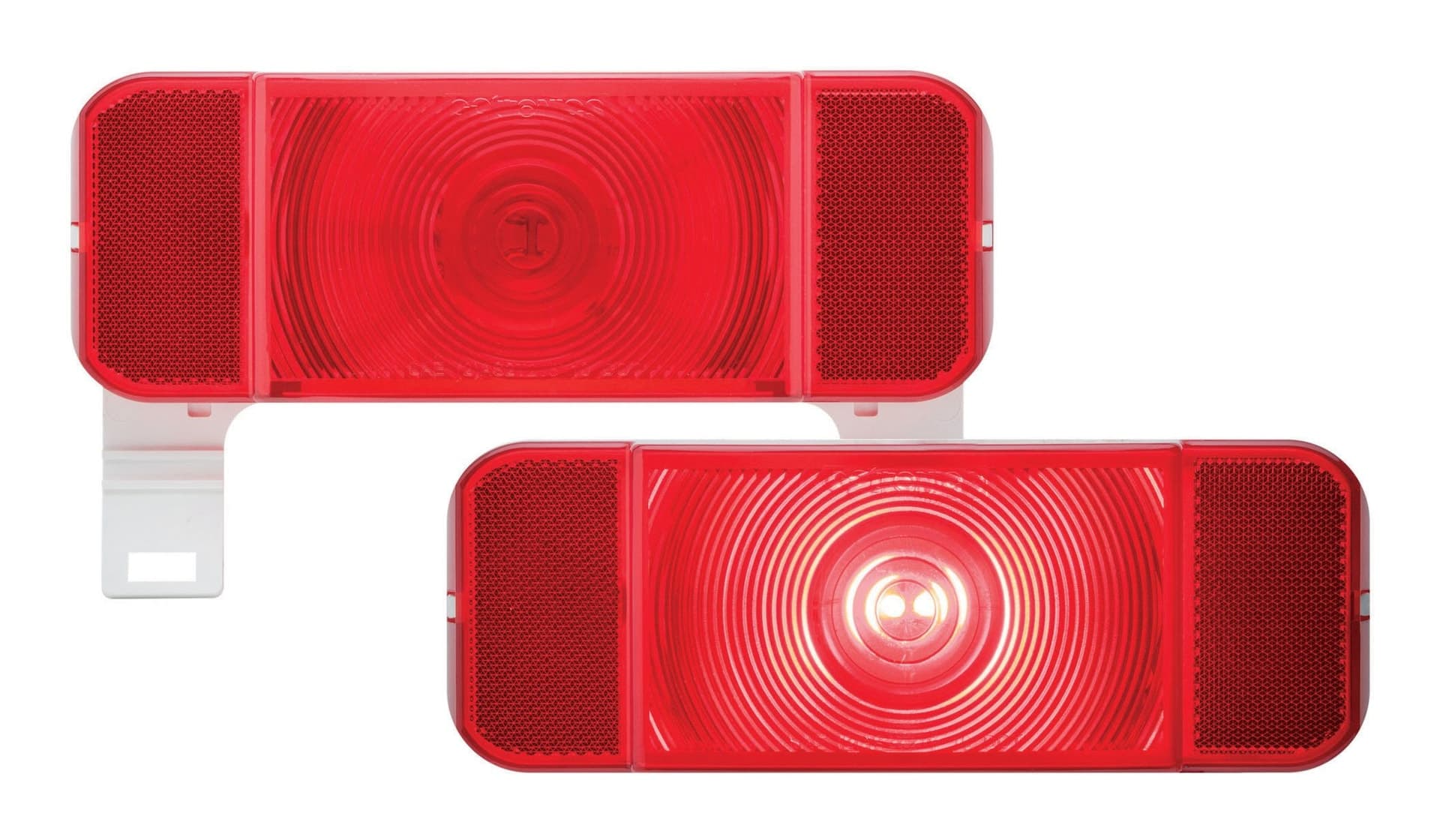 Optronics RVSTL0060RFK One Series LED Rectangle RV Tail Light Kit, Red, 2-pc