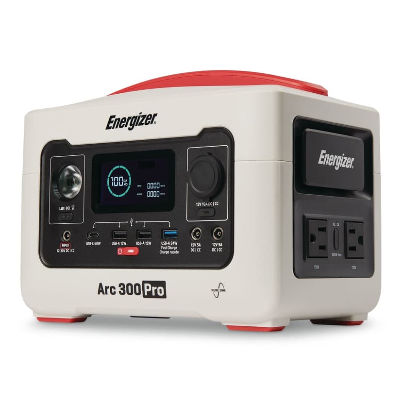 Energizer Arc 300 Pro Power Station with LFP Battery and Fast Charging