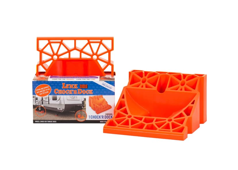 Lynx Chock 'R Dock RV Stopper Blocks, 1-pc