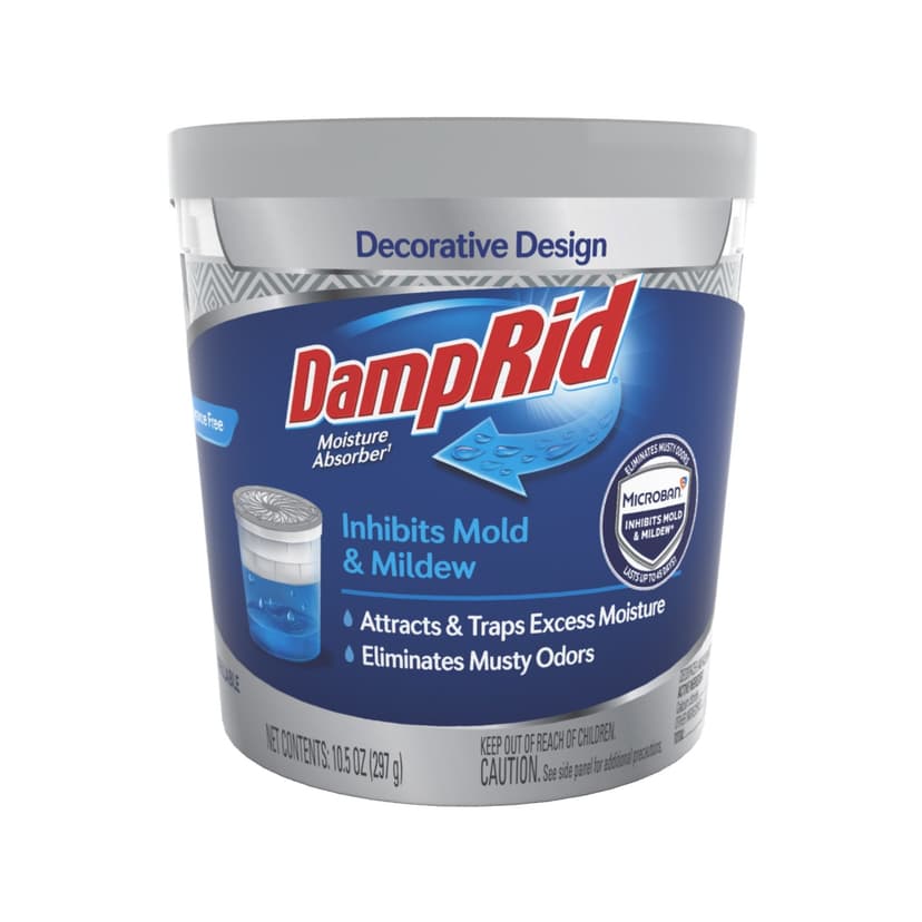 DampRid FG01K Refillable No-Smell Moisture Absorber, 10.5-oz