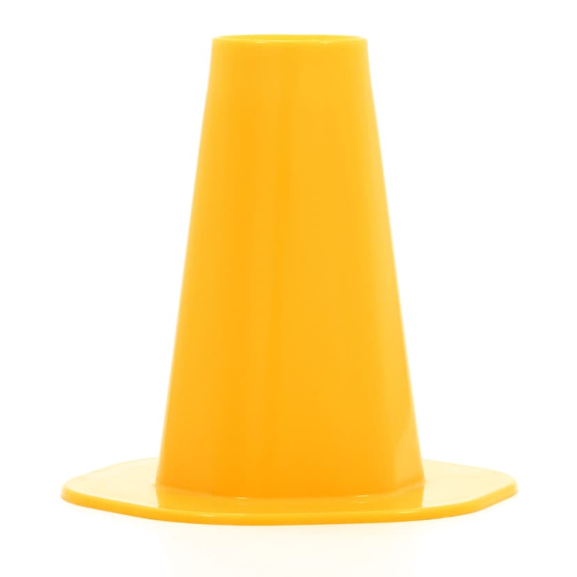 CAMCO 44635 Heavy-Duty Plastic Cone Tongue Jack Stand, Yellow