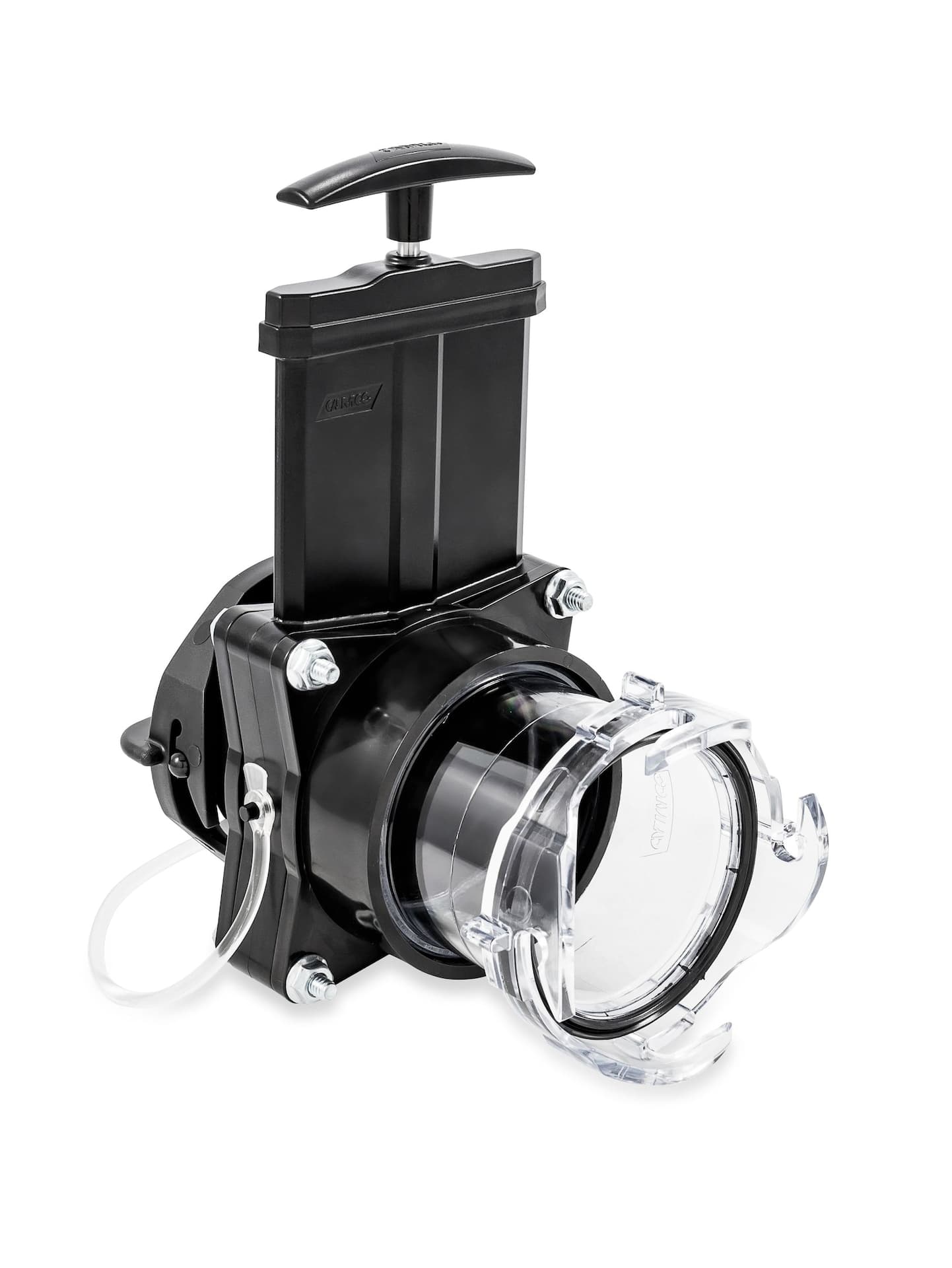 Camco 39053 Ready-to-Use RV Gate Valve with Built-in Clear Adapter and Cap