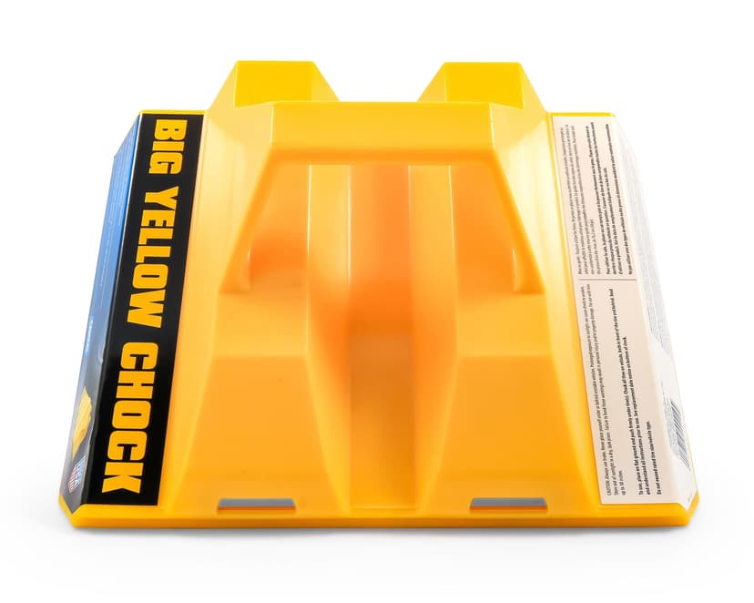 Camco Big Yellow Wheel Chock, Oversized, 30-in