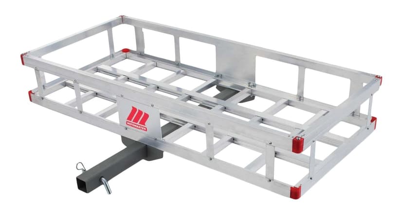 MotoMaster Aluminum Hitch Basket Cargo Carrier, 500-lb Capacity
