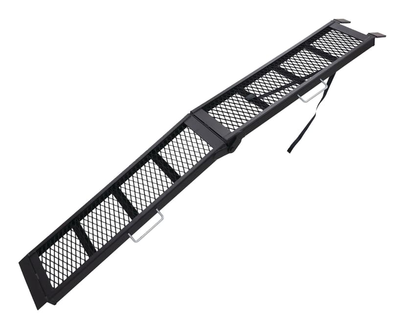 CargoMaster Power Sport Steel Mesh Centre Folding Loading Ramp, 80 x 11 in, Single Ramp
