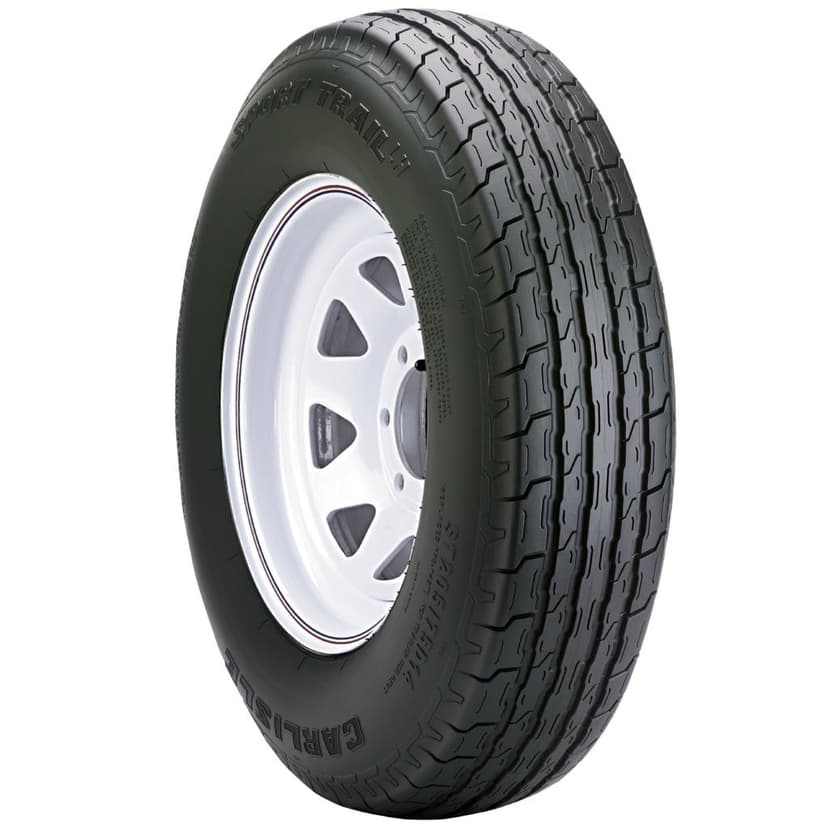 Carlstar Sport Trail LH Trailer Tire Assembly, 530X12-C5