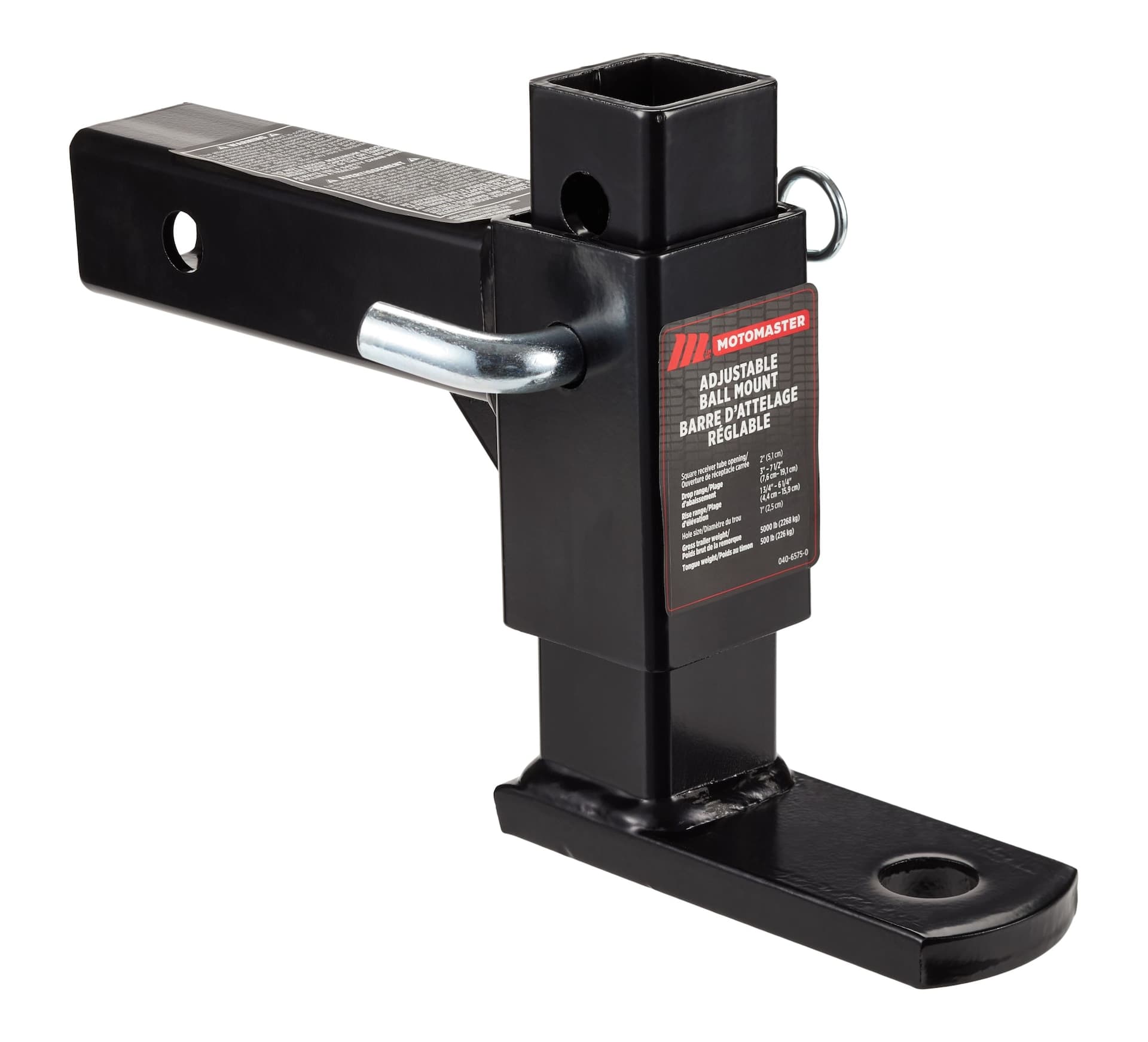 MotoMaster Adjustable Ball Mount 2-in, 5000-lb