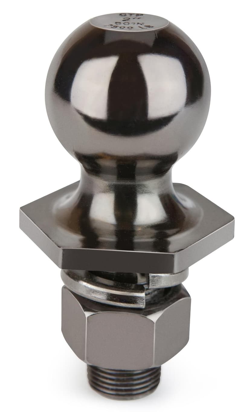 REESE Towpower Carbon Forged Towing Hitch Ball, Black Nickel, 2-in