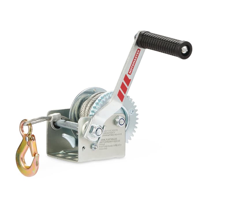 MotoMaster One-Speed One-Way Trailer Winch, 600-lb Capacity
