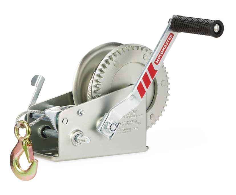 MotoMaster Two-Speed Two-Way Trailer Winch, 2500-lb Capacity
