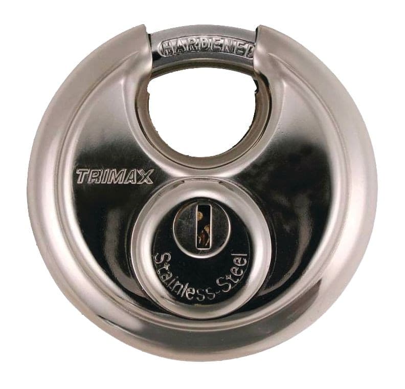 Trimax Stainless Steel Round Padlock
