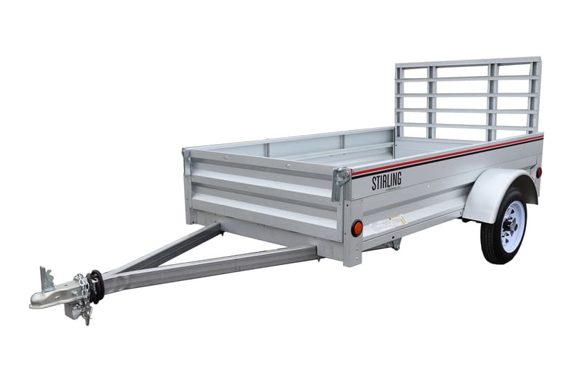 Stirling Galvalume™ Plus Box Trailer, 4-ft x 7-ft