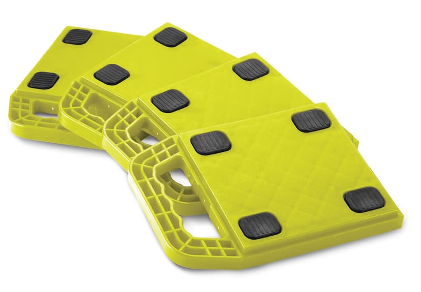 RoBlock Stabilizer Jack Pads, Red, 4-pk