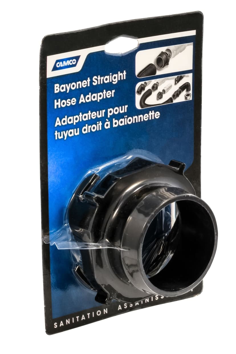 CAMCO 39413 Bayonet Straight RV Sewer Hose Adapter