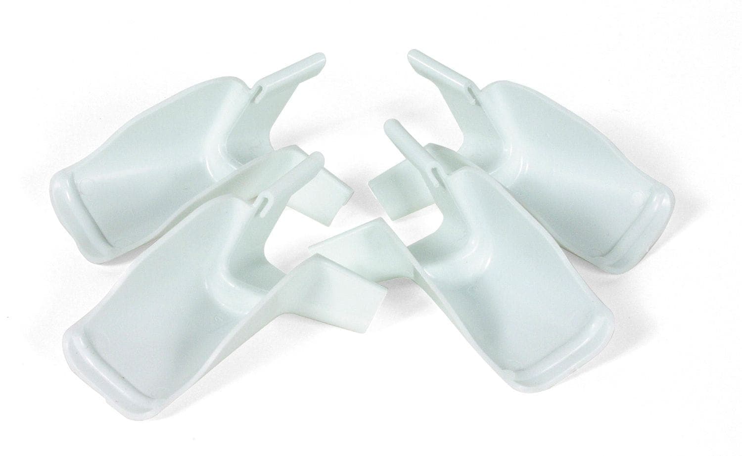CAMCO 42123 RV Gutter Extensions, White, 4-pk