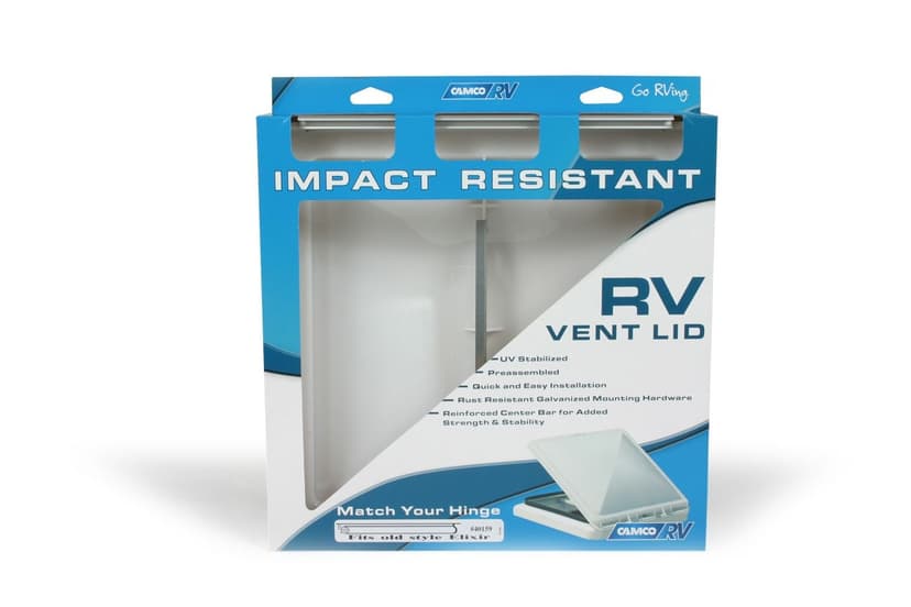 CAMCO RV Impact Resistant Vent Lid, 14 x 14-in