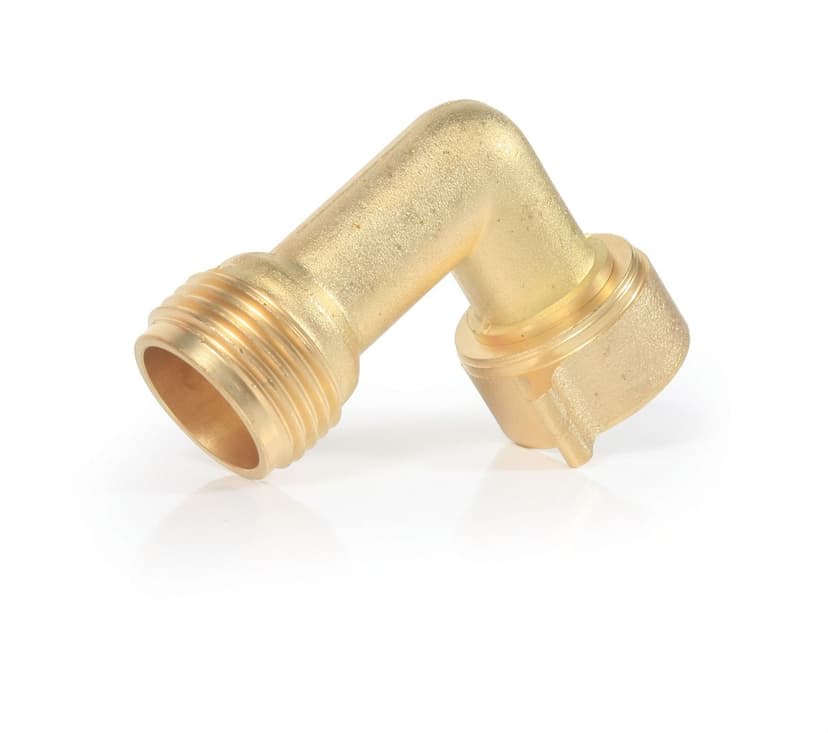 Northern Nomad 2250290 Degree Brass Hose Elbow with Gripper