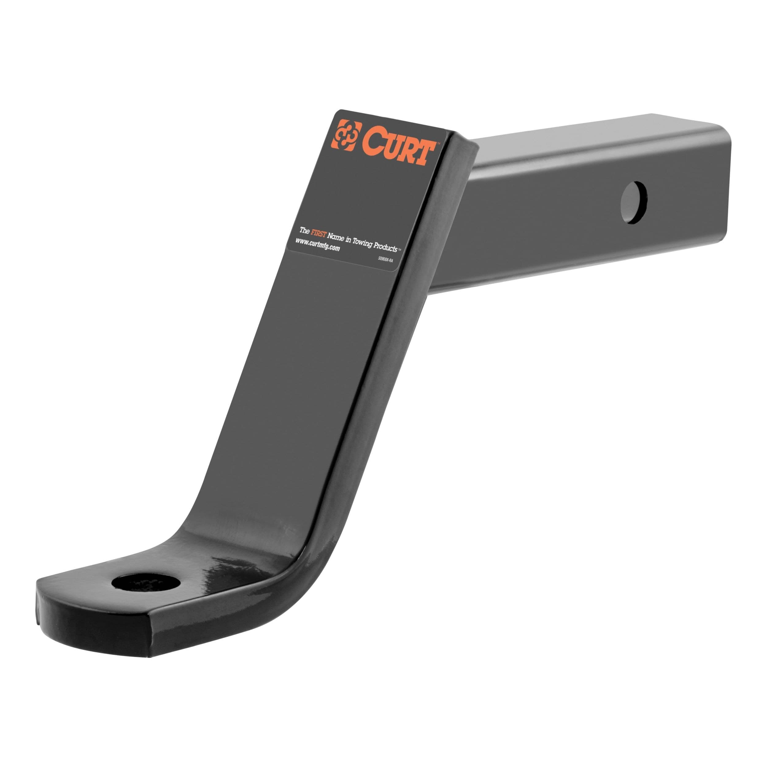 CURT 45070 Class 3 Ball Mount Shank, 2-in Shank, 7,500-lb, 6-in Drop, 9-1/4-in Long