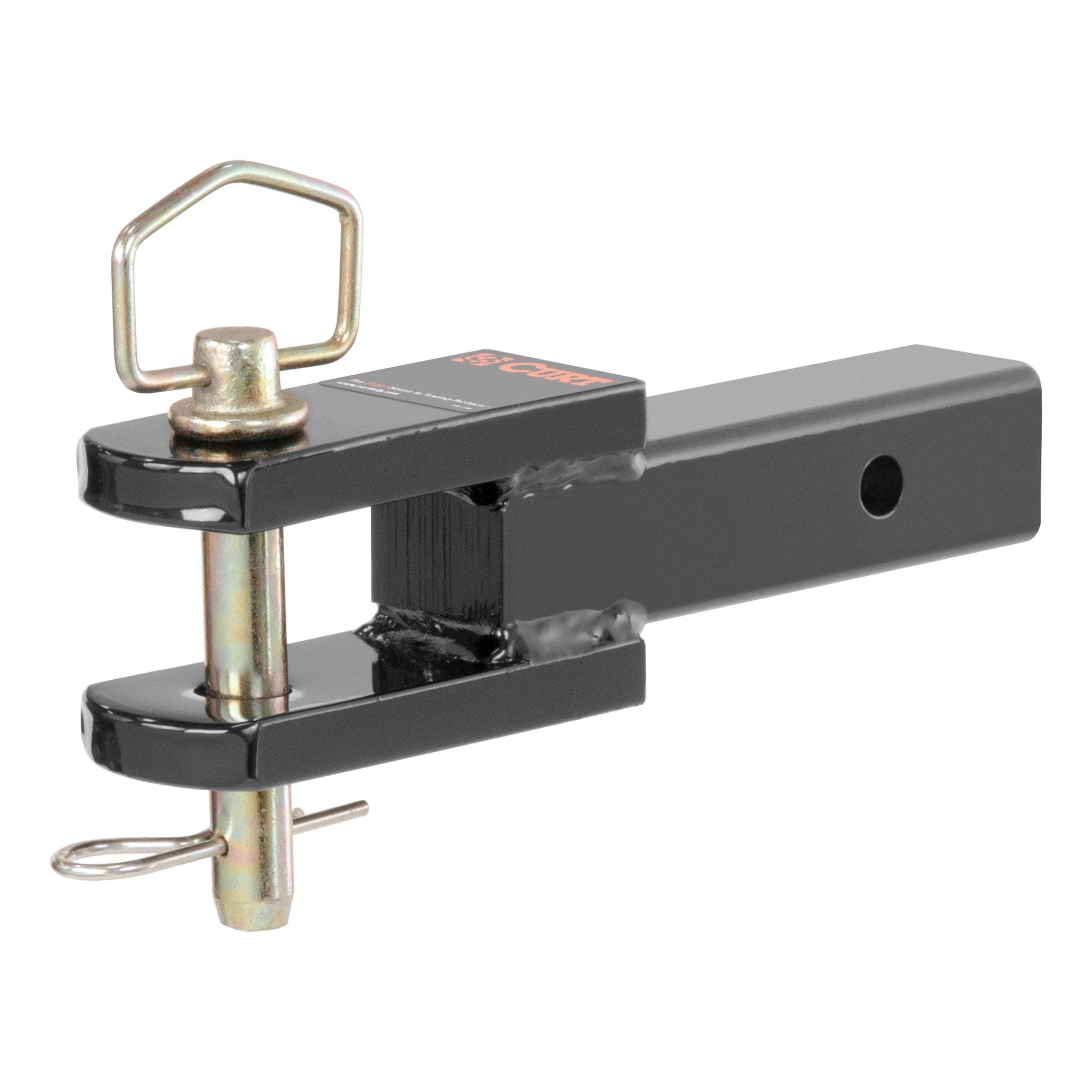 CURT 45821 Clevis Pin Ball Mount with 1-in Pin (2-in Shank, 6,000-lb)