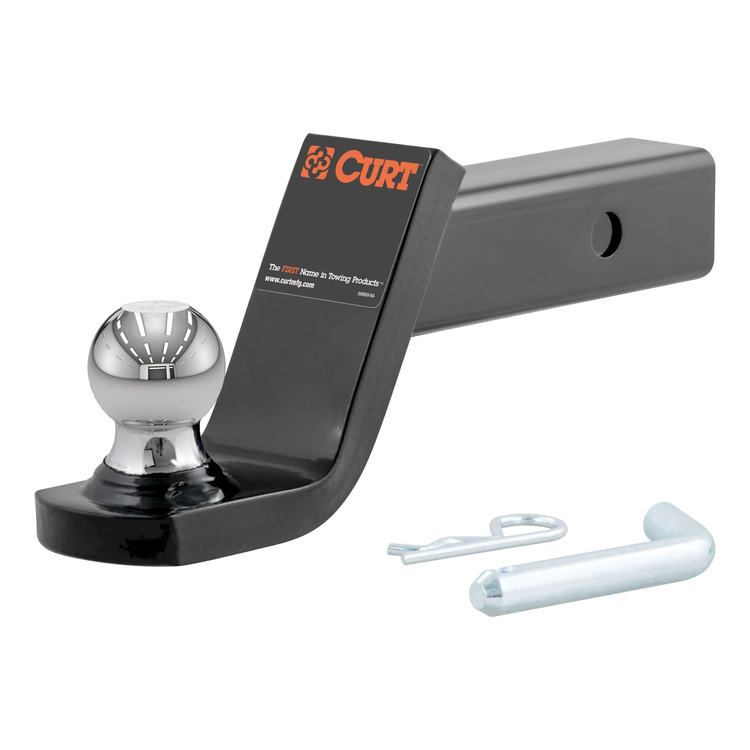 CURT 45151 Fusion Ball Mount with 1-7/8-in Ball (2-in Shank, 5000 lbs)