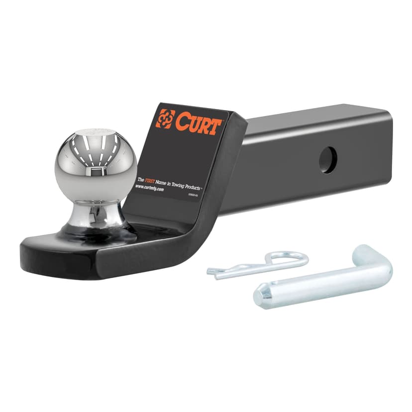 CURT 45134 Fusion Ball Mount with 2-in Ball (2-in Shank, 7500 lbs, 2-in Drop)