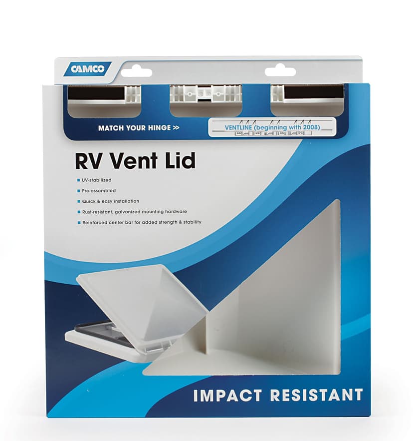 CAMCO Replacement RV Roof Vent Lid for 14x14-in RV Vent, Ventline 2008+