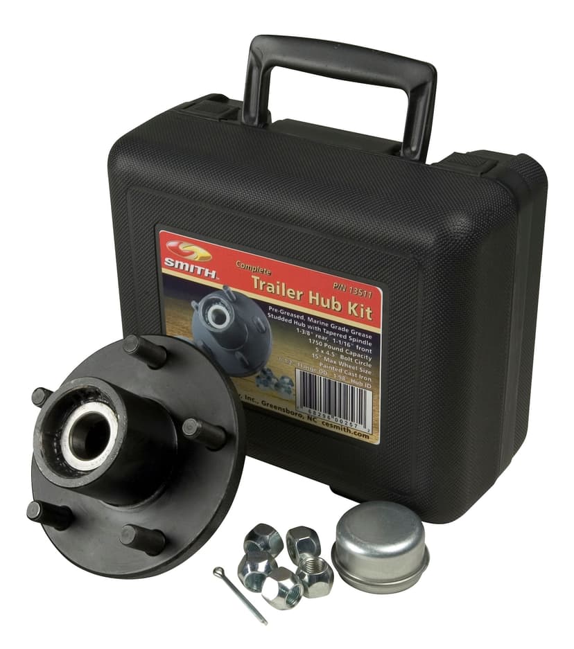 C.E. Smith Trailer Hub Assembly Kit, 1-in Straight, 5 x 4-1/2-in