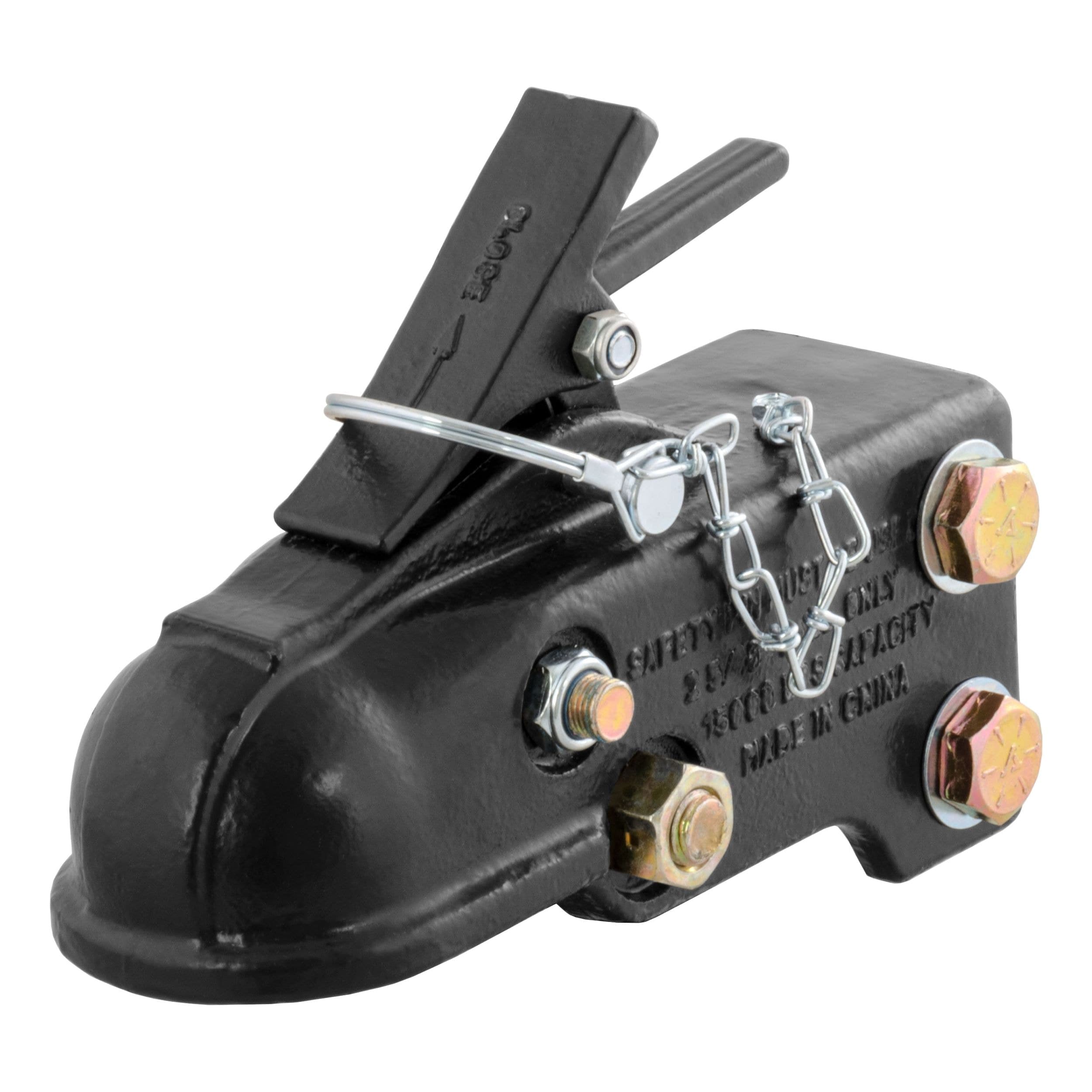 CURT 25328 2-5/16-in Channel-Mount Coupler with Easy-Lock, 15,000-lb
