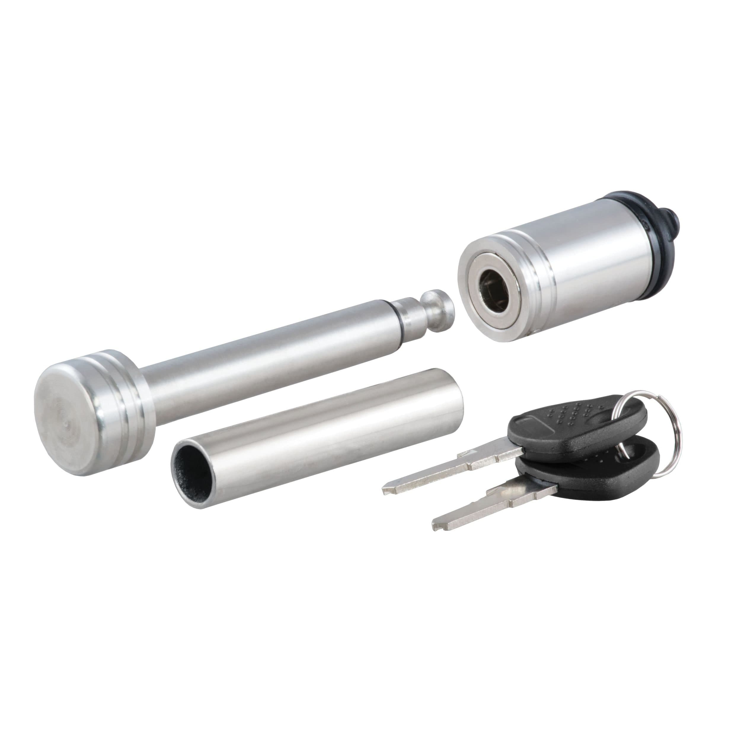 CURT 23517 1/2-in Hitch Lock with 5/8-in Adapter (1-1/4-in or 2-in Receiver)